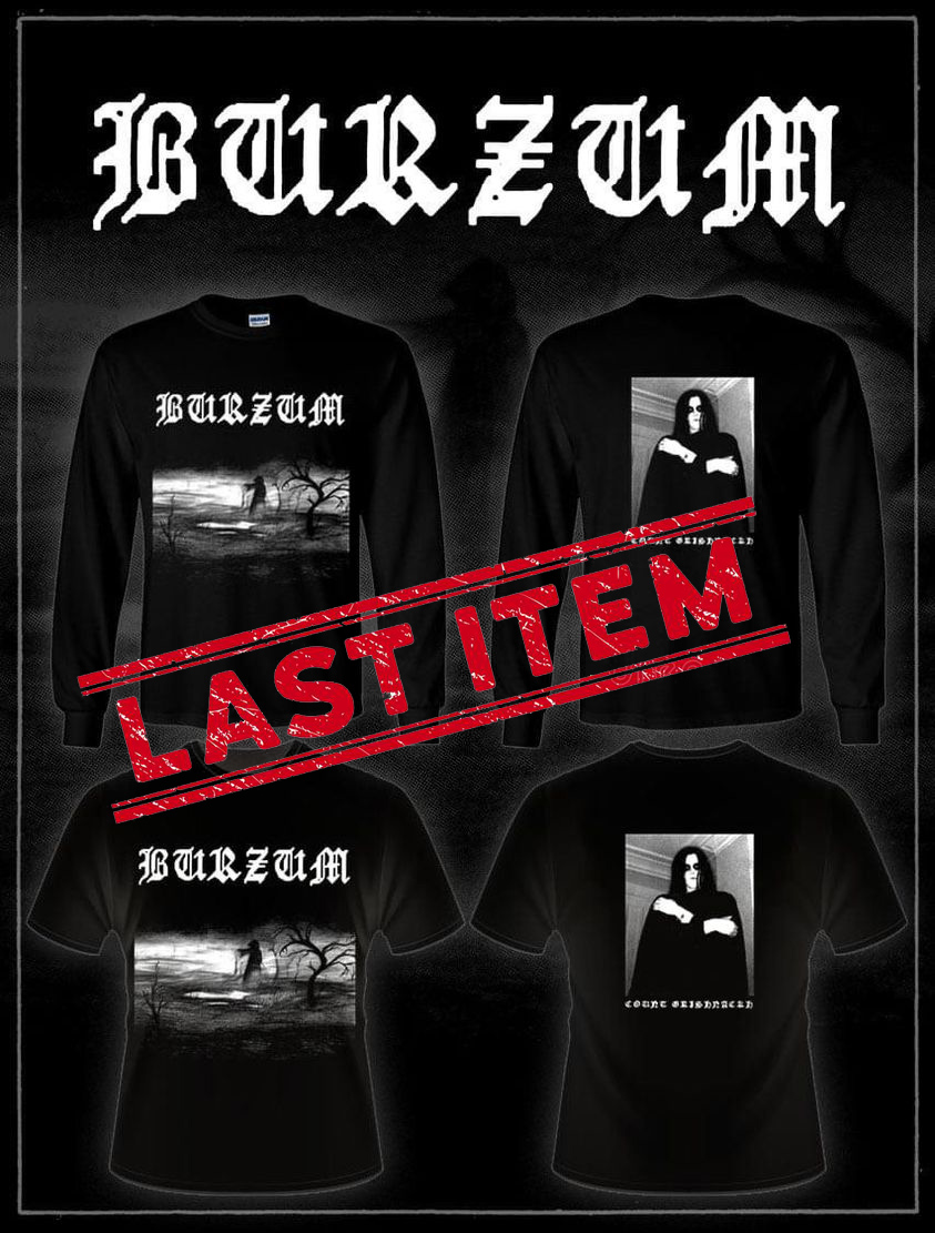 BURZUM – Burzum (First Design) – Longsleeve – Size S Vintage