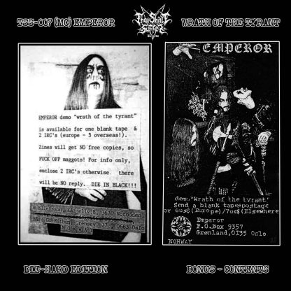 EMPEROR - Wrath of the Tyant - exclusive edition by Thou Shalt Suffer Records