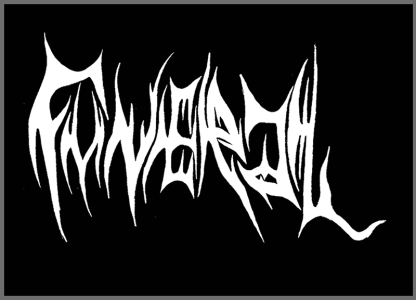 band sticker a7 Funeral Chile black metal