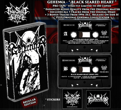 Gehenna - BLack Seared Heart -Exclusive Tape Edtion