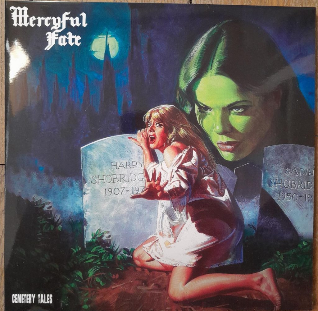 MERCYFUL FATE - Cemetery Tales - Rare Live Recoding by Flying Dragon Records, limited colored vinyl Edition, blue wax
